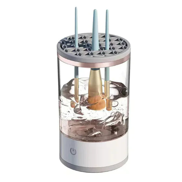 - The Urban Shelf™ Electric Makeup Brush Cleaner – Spin & Dry in 30 Seconds