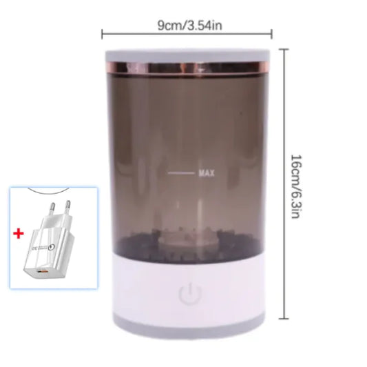 - The Urban Shelf™ Electric Makeup Brush Cleaner – Spin & Dry in 30 Seconds