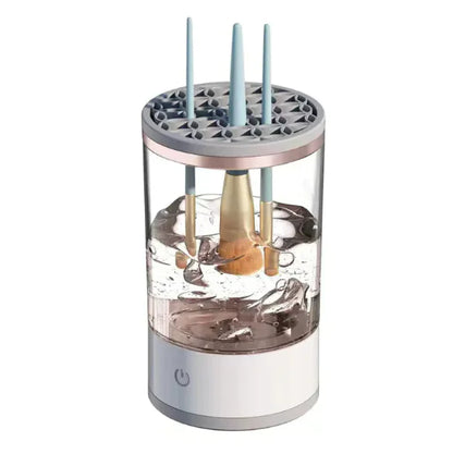 - The Urban Shelf™ Electric Makeup Brush Cleaner – Spin & Dry in 30 Seconds